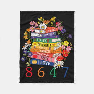 Gleichberechtigung Buch Blume 8647 Frauenrechte Fe Fleecedecke