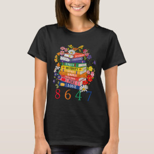 Gleichberechtigung Buch Blume 8647 Frauenrechte Fe T-Shirt