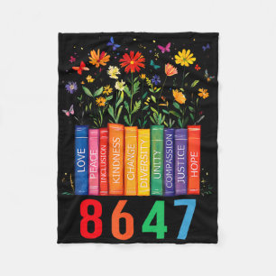 Gleichberechtigung Buch Blume Trump Frauenrechte F Fleecedecke