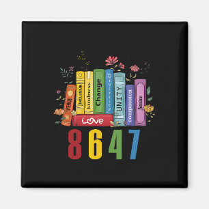 Gleichberechtigung Buch Blumen 8647 Trump Feminist Magnet