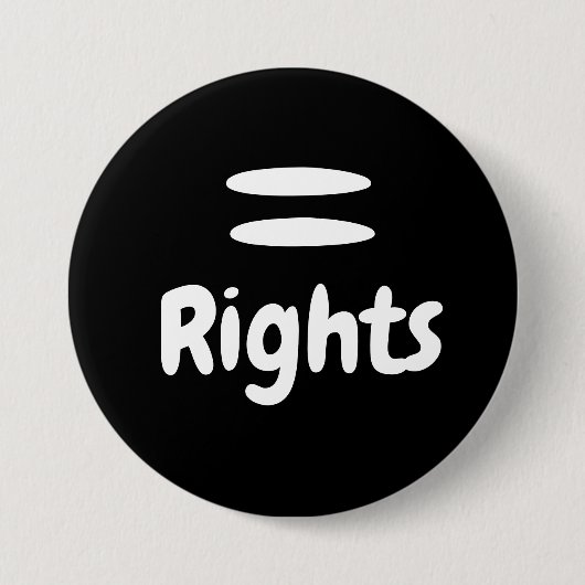 Gleichberechtigung Button (Vorderseite)