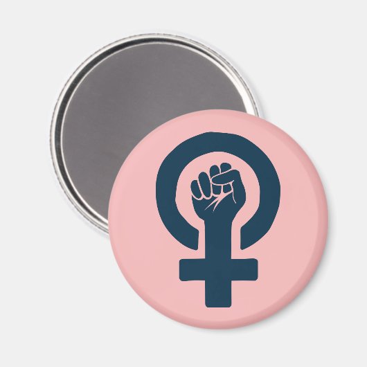 Gleichberechtigung der Frau Magnet (Vorderseite/Rückseite)