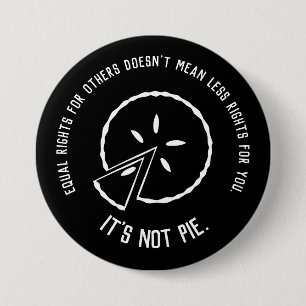 Gleichberechtigung - Es ist kein Kuchen Button