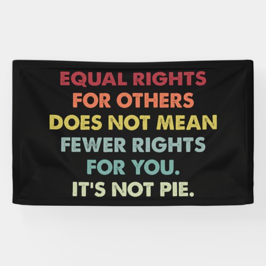 Gleichberechtigung für andere Gemein nicht weniger Banner (Horizontal)