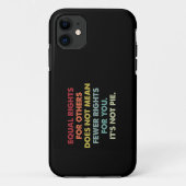 Gleichberechtigung für andere Gemein nicht weniger Case-Mate iPhone Hülle (Rückseite)