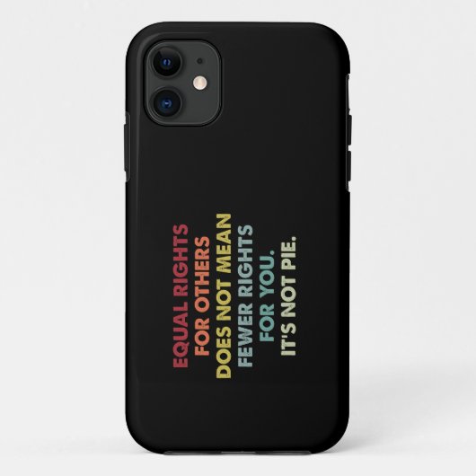 Gleichberechtigung für andere Gemein nicht weniger Case-Mate iPhone Hülle (Rückseite)