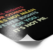 Gleichberechtigung für andere Gemein nicht weniger Fotodruck (Ecke)