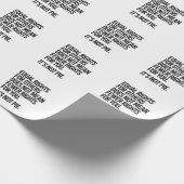 Gleichberechtigung gemein nicht weniger Rechte Geschenkpapier (Ecke)