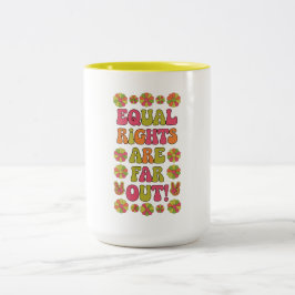 Gleichberechtigung ist weit weg zweifarbige tasse