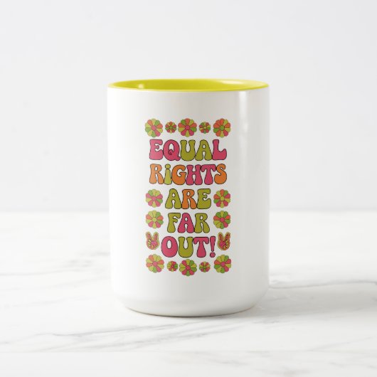 Gleichberechtigung ist weit weg zweifarbige tasse (Mittel)