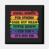 Gleichberechtigung | LGBTQ-Rechte | Parade | Ally Magnet (Vorne)