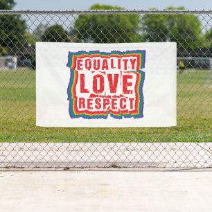 Gleichberechtigung - Liebe und Respekt - Monat Banner
