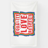 Gleichberechtigung - Liebe und Respekt - Monat Banner (Vertikal)