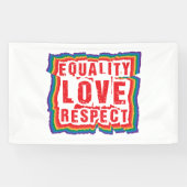 Gleichberechtigung - Liebe und Respekt - Monat Banner (Horizontal)