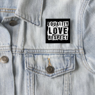 Gleichberechtigung - Liebe und Respekt - Monat Button