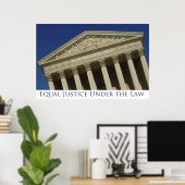 Gleichberechtigung nach dem Recht Poster (Heimbüro)