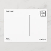 Gleichberechtigung Postkarte (Rückseite)