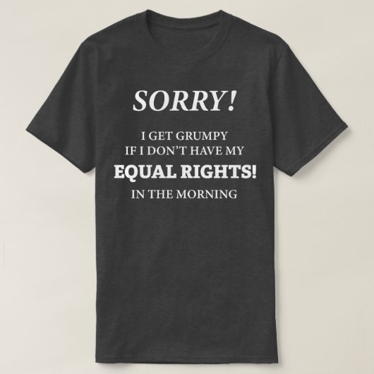 Gleichberechtigung T-Shirt (Design vorne)