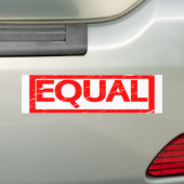 Gleiche Briefmarke Autoaufkleber (Auf Auto)