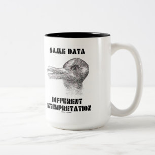 Gleiche Daten, unterschiedliche Interpretation (En Zweifarbige Tasse