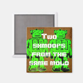 Gleiche Form Magnet (Vorderseite/Rückseite)