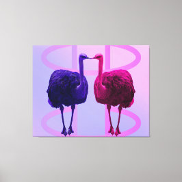 Gleiche Gesichter der verschiedenen Leinwand Kunst