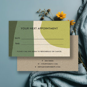 GLEICHE GRÜNE MODERNE KRAFT ABSTRAKTE KUNSTERNENN VISITENKARTE