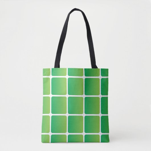 Gleiche grüne Plätze Tasche (Vorderseite)