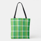 Gleiche grüne Plätze Tasche (Rückseite)