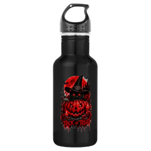 Gleiche Gruselige Energie Rabe Kürbis Gothic Hallo Edelstahlflasche