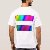 Gleiche Heirat des Regenbogens - gleicher Zeitraum T-Shirt (Rückseite)