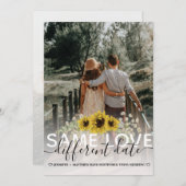 Gleiche Liebe abweichendes Datum Sonnenblumen Hoch Ankündigung (Vorne/Hinten)