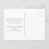 Gleiche Liebe - Downsize Micro Foto Wedding Ankündigungspostkarte (Rückseite)