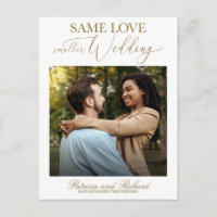Gleiche Liebe Downsize Wedding Simple Elegant Foto