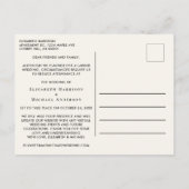 Gleiche Liebe Kleinere Eukalyptus-Grünpflanzen Hoc Ankündigungspostkarte (Rückseite)