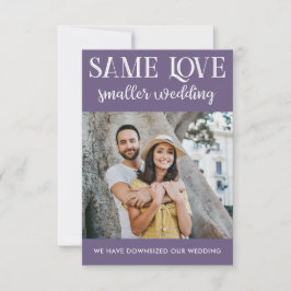 Gleiche Liebe kleinere Hochzeit verkleinert einfac