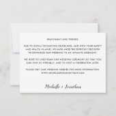 Gleiche Liebe kleinere Hochzeit verkleinert einfac (Rückseite)