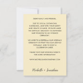 Gleiche Liebe kleinere Hochzeit verkleinert einfac (Rückseite)