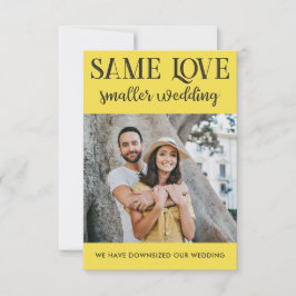 Gleiche Liebe kleinere Hochzeit verkleinert einfac