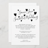 Gleiche Liebe Kleinere Hochzeitsumsätze Ankündigung (Vorne/Hinten)