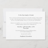 Gleiche Liebe Kleineres Foto für Hochzeitsszenarie Ankündigung (Rückseite)