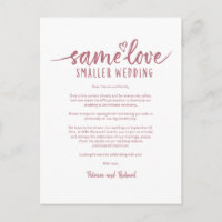 Gleiche Liebe Niedlich Heart Downsize Hochzeit Pos