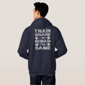 Gleiche Motivation für den Zug oder für den Verble Hoodie (Schwarz voll)