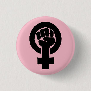 Gleiche Rechte für Frauen Button