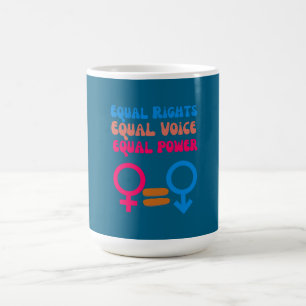 Gleiche Rechte Gleiche Stimme Feministische Gleich Kaffeetasse