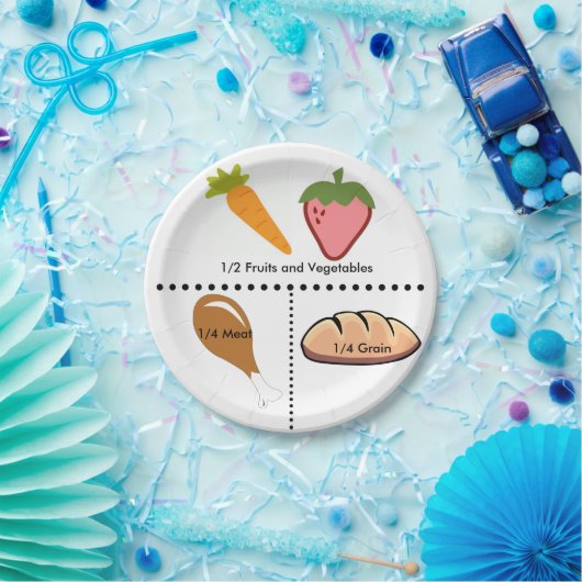 Gleiche Teil-Platte Pappteller (Party)