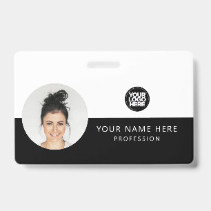 Gleiche Vorder- und Rückseite   Mitarbeiter-Foto,  Ausweis