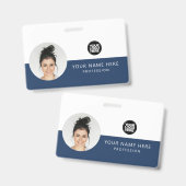 Gleiche Vorder- und Rückseite | Mitarbeiter-Foto,  Ausweis (Front & Back)