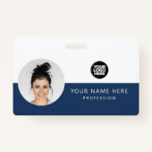 Gleiche Vorder- und Rückseite | Mitarbeiter-Foto, Ausweis (Rückseite)