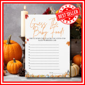 GLEICHEN SIE DAS BABY FOOD Baby Showspiel Niedlich Einladung